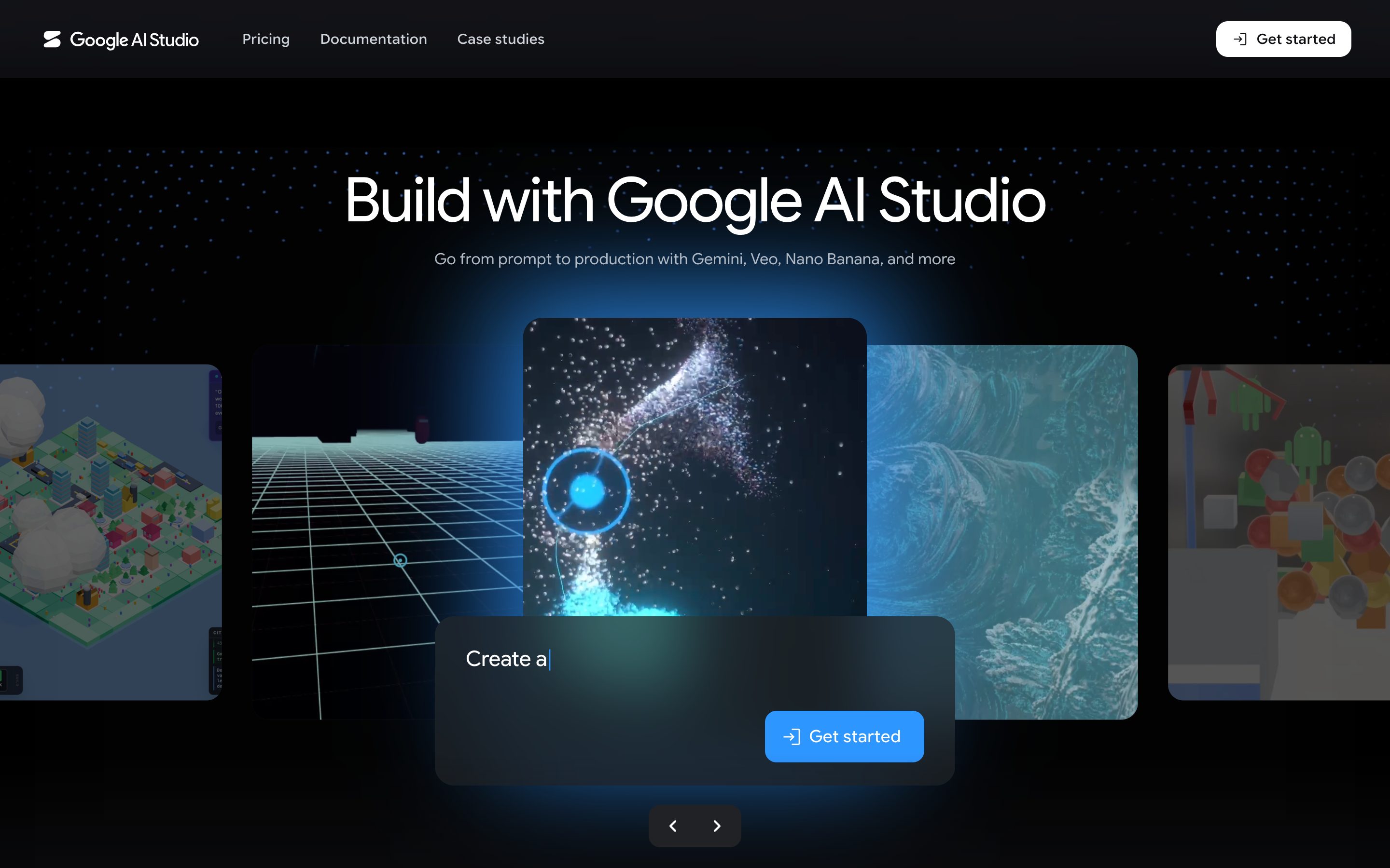 Google AI Studio · Stream Realtime — annotated-capture pattern in use