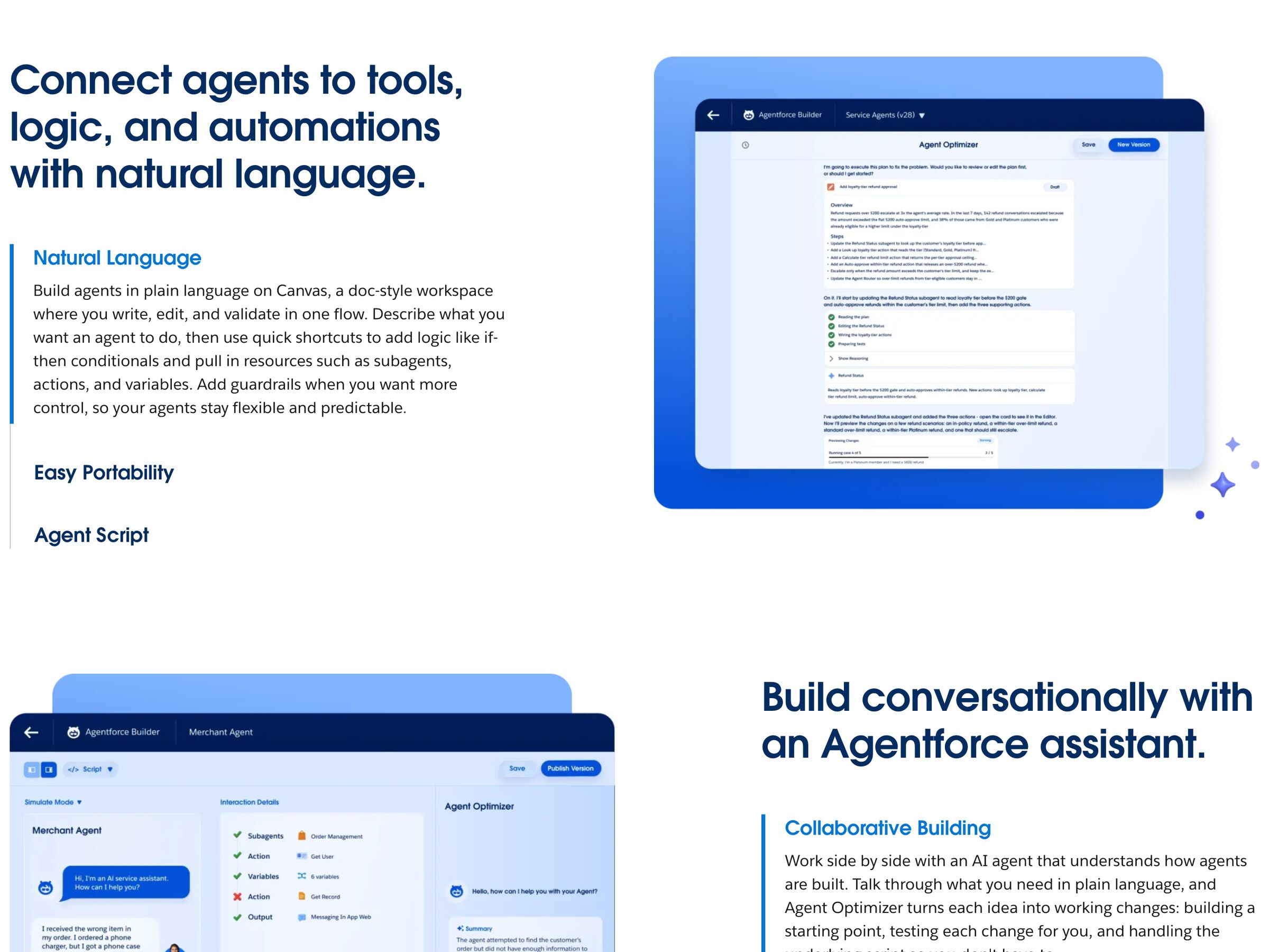 Salesforce Agentforce — Autonomy Dial pattern (from the vendor's site)