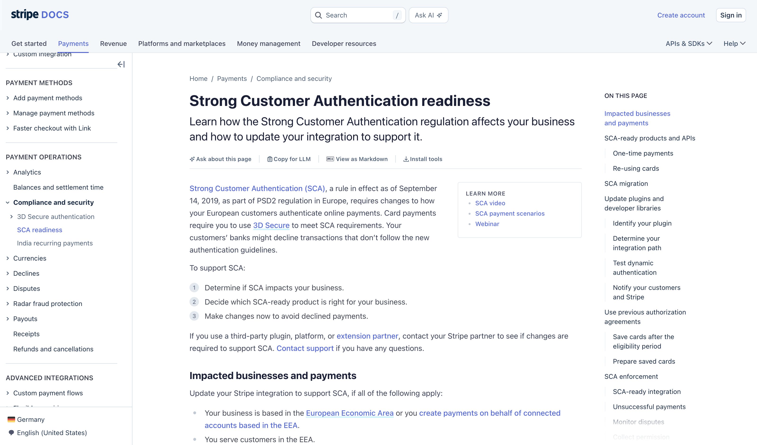 Stripe · Strong Customer Authentication — Cognitive Friction pattern