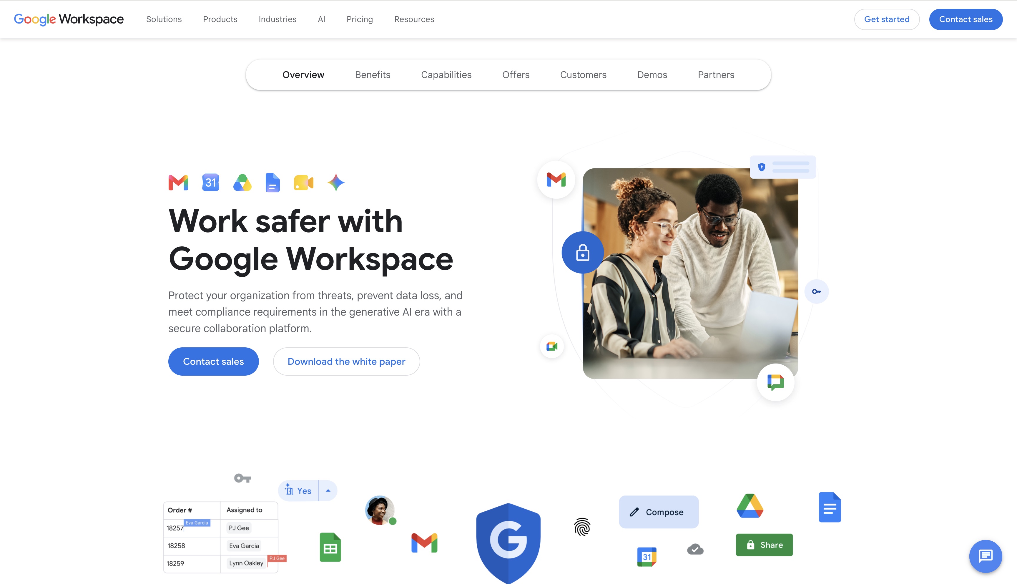 Google Workspace · third-party app access — consent pattern in use (from the vendor's site)