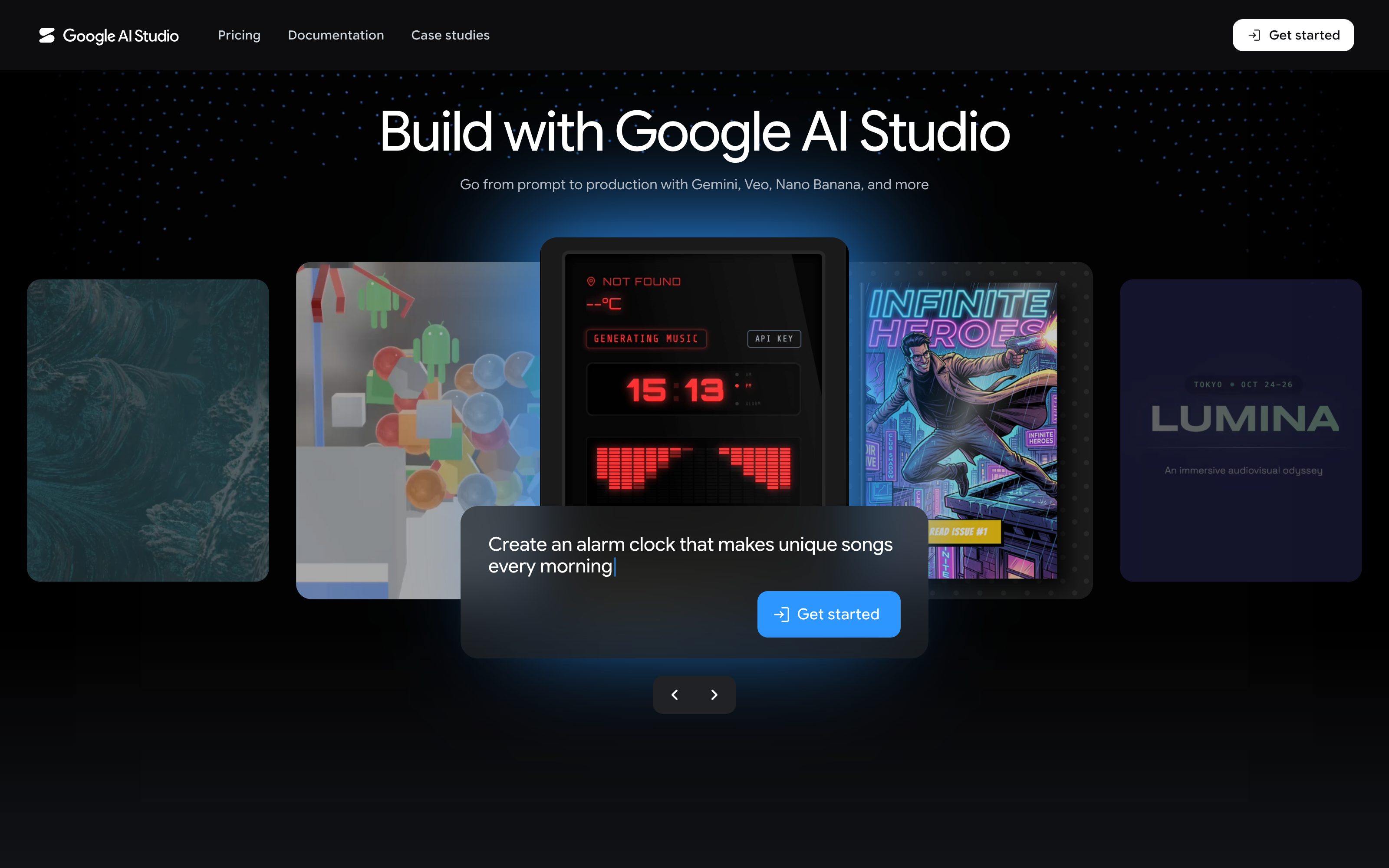 Google AI Studio · Token count — context-gauge pattern in use