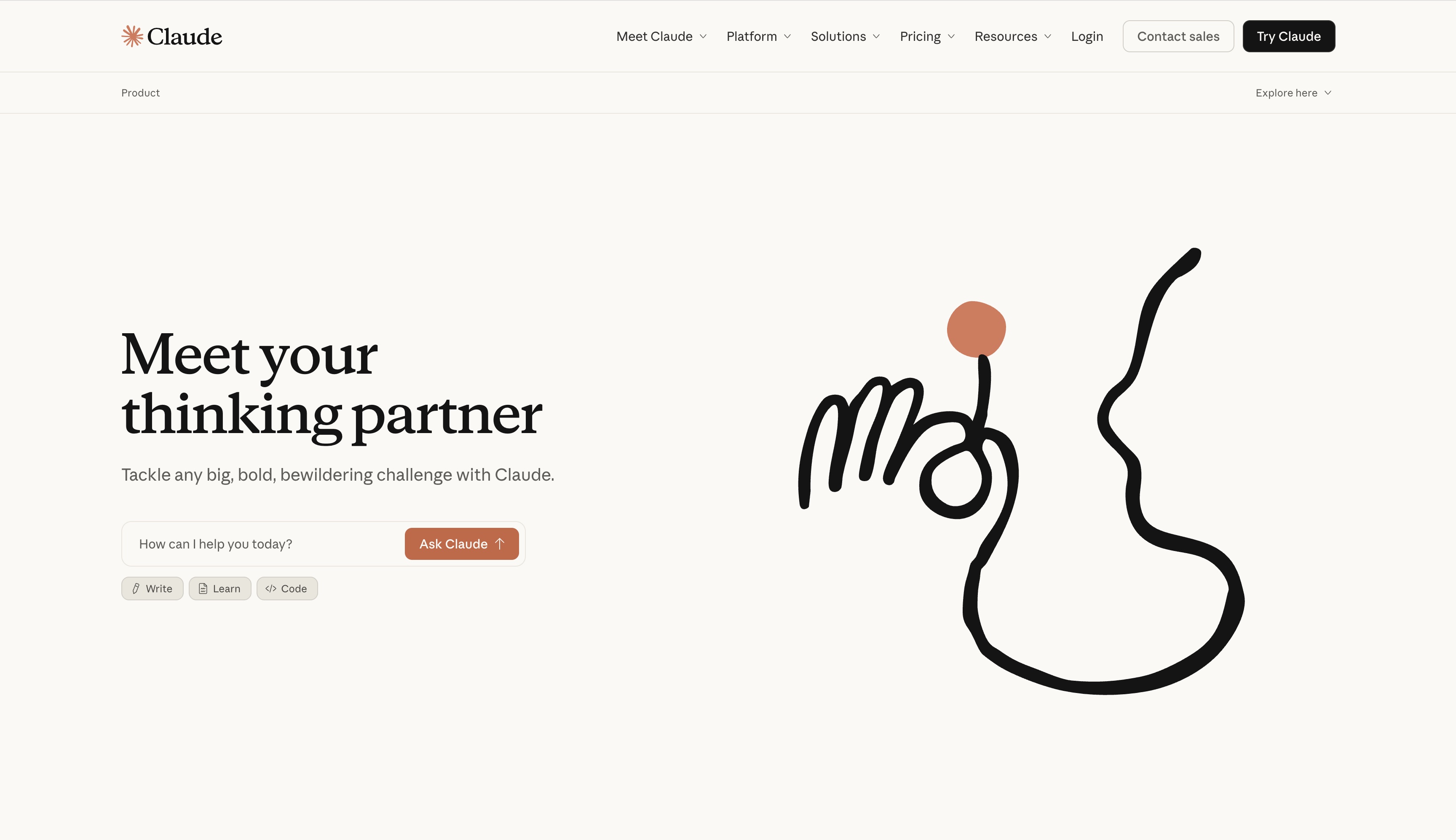 Claude regenerate alternatives — conversation-branches pattern in use (from the vendor's site)
