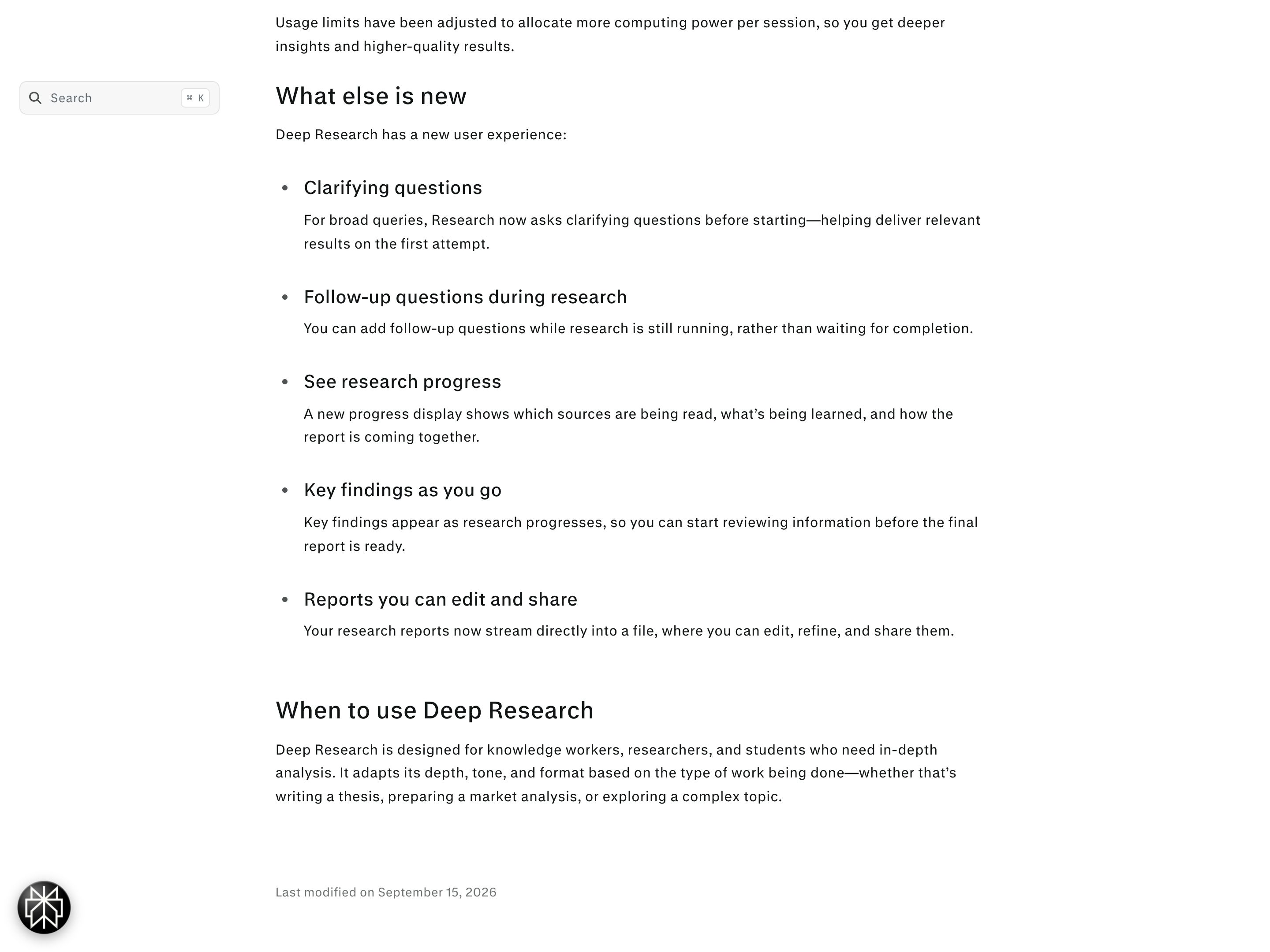 Perplexity Deep Research clarifying questions — Disambiguation Branch pattern (from the vendor's site)