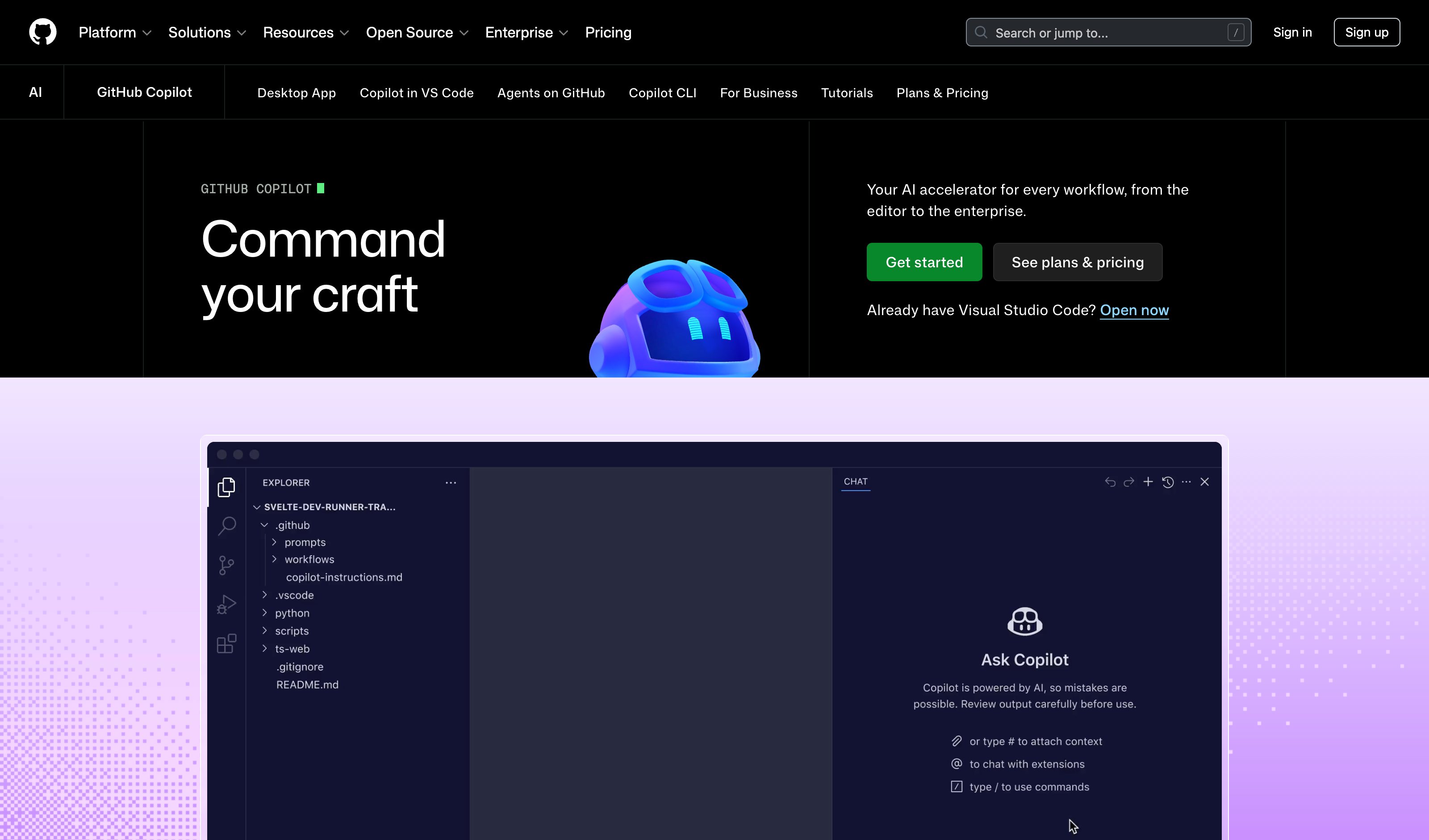 Copilot Coding Agent Plan — Editable Plan pattern (from the vendor's site)