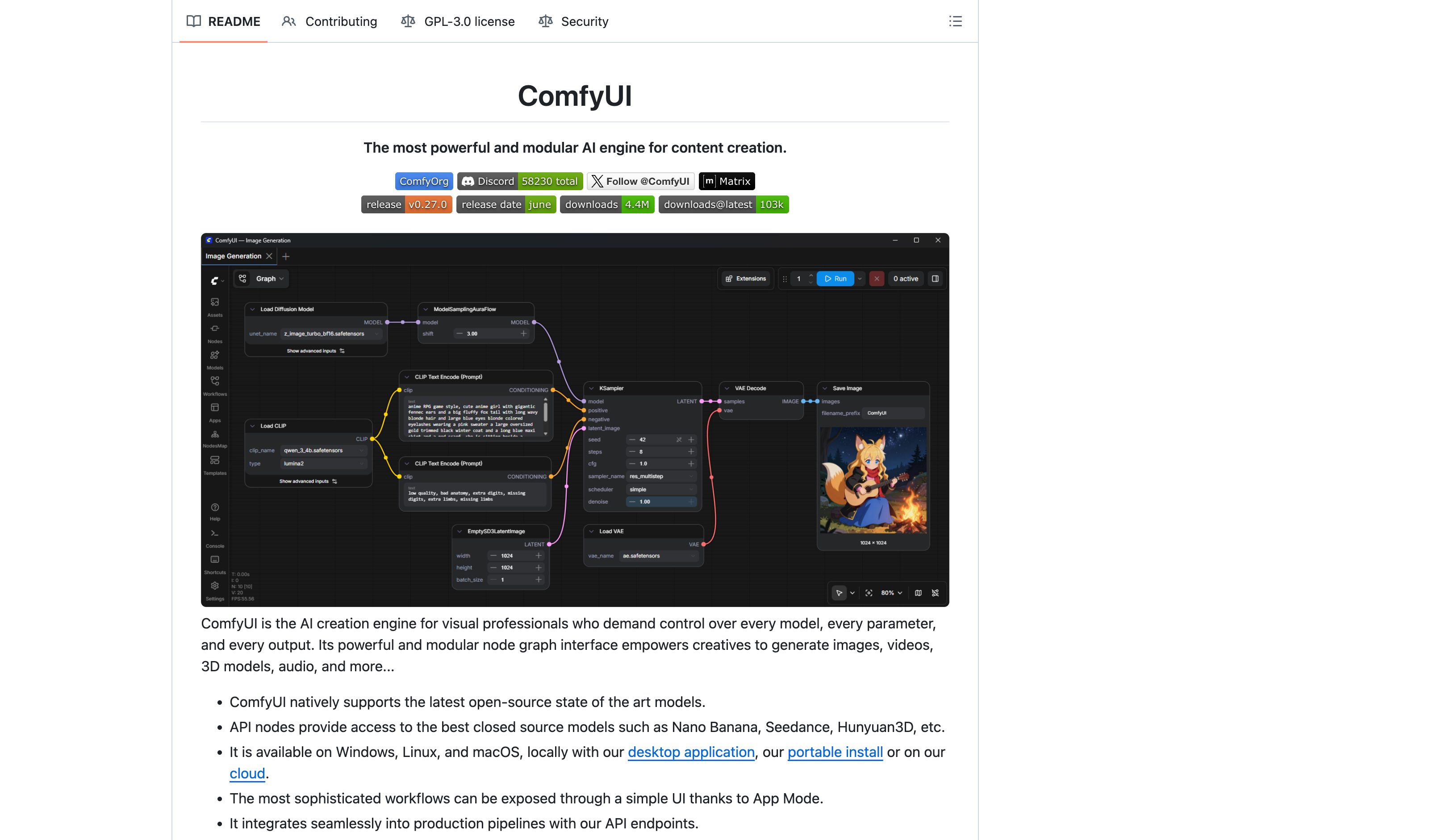 ComfyUI · Node graph — generation-tree pattern in use