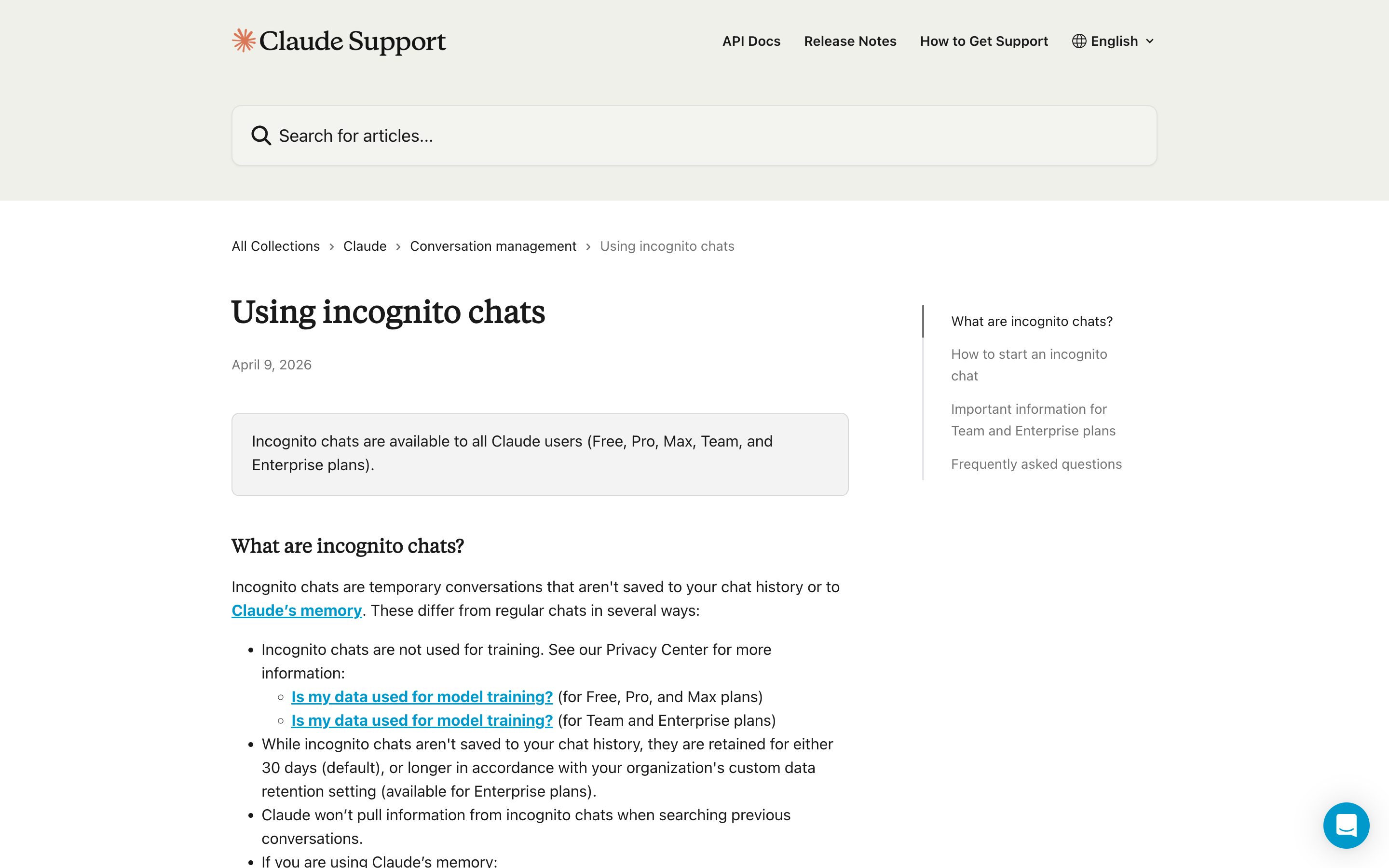 Claude Incognito Mode — incognito-mode pattern in use