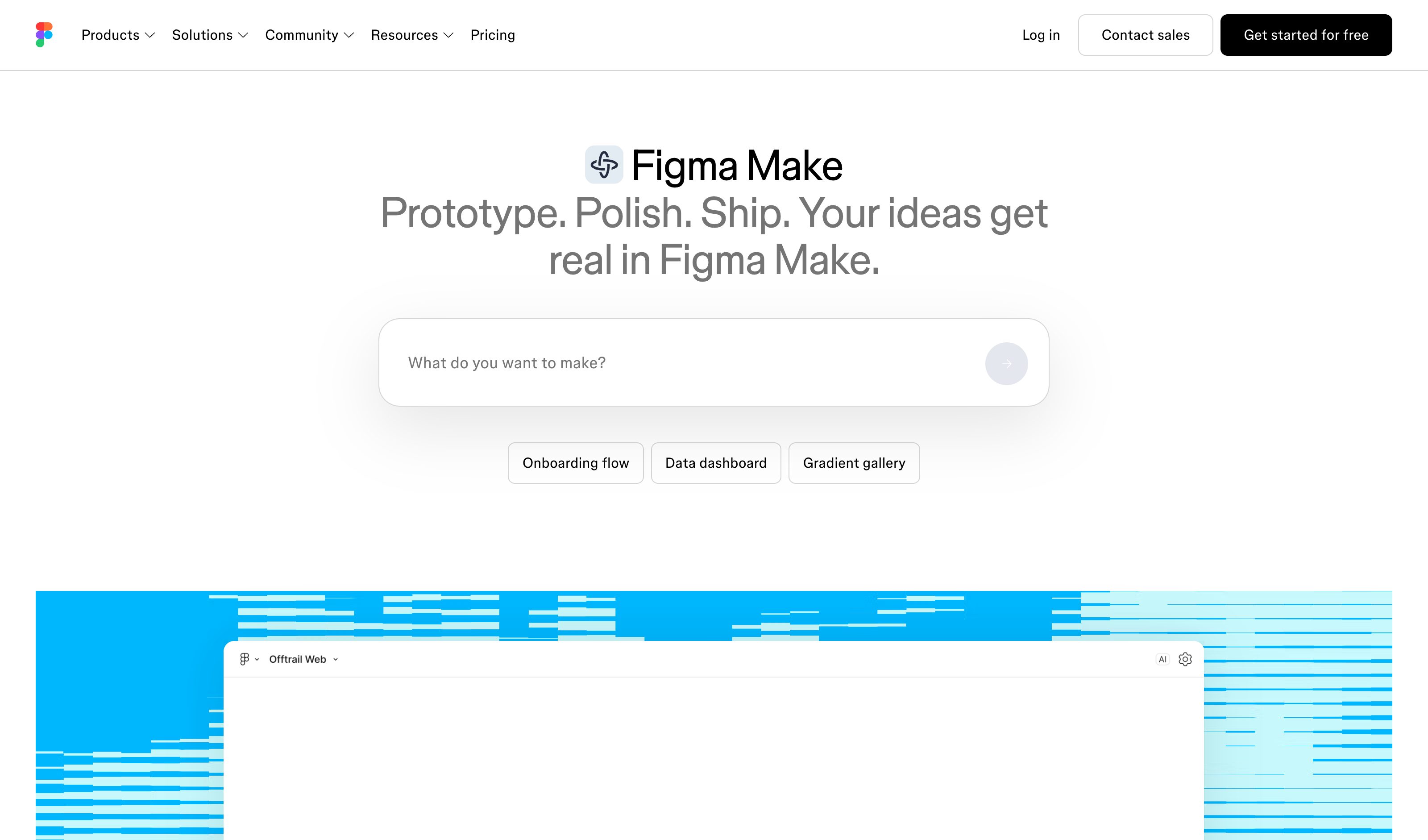 Figma · Make (real-time interface generation) — Real-time Generation pattern (from the vendor's site)