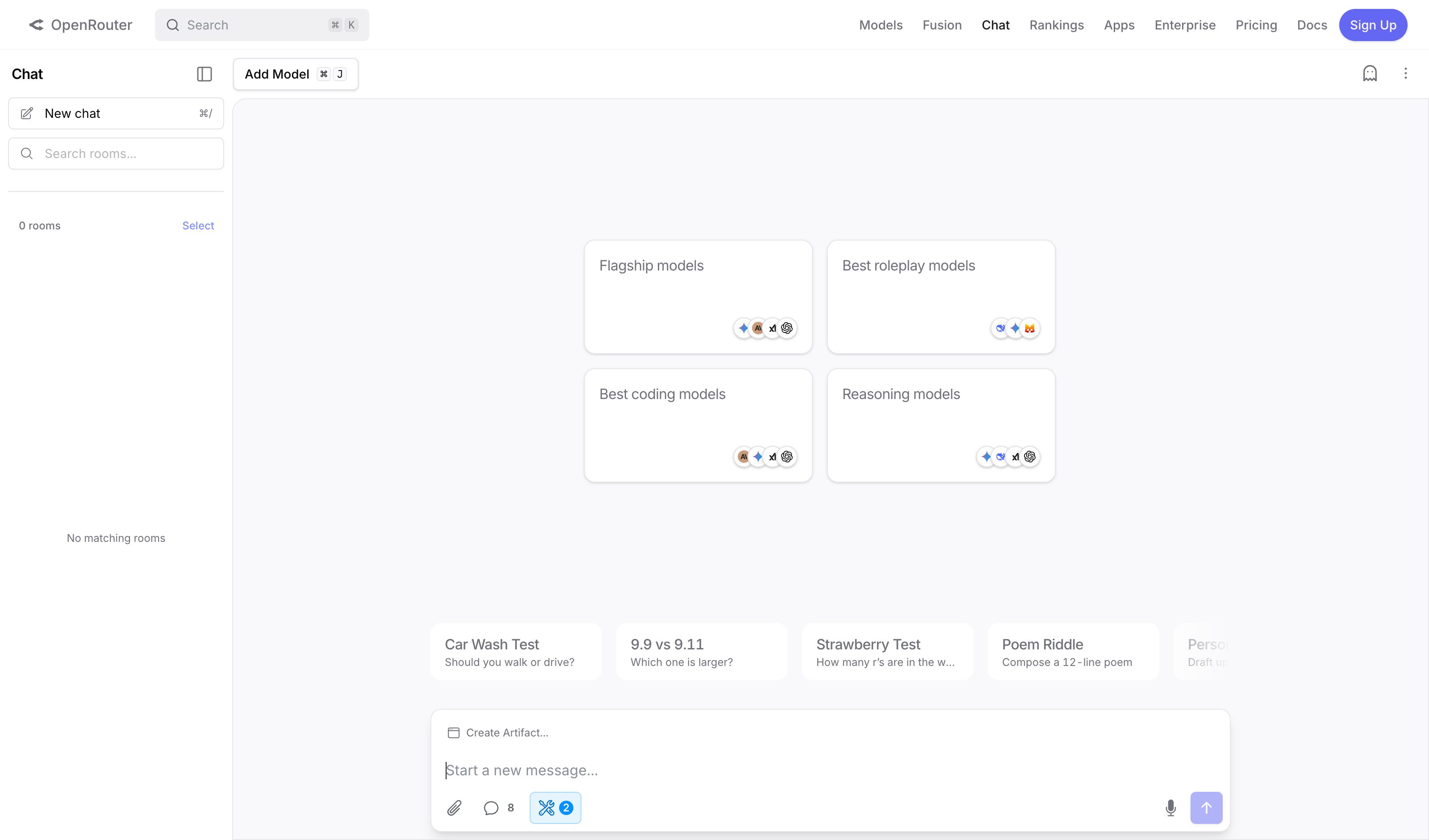 OpenRouter · Multi-model chat — second-opinion pattern in use