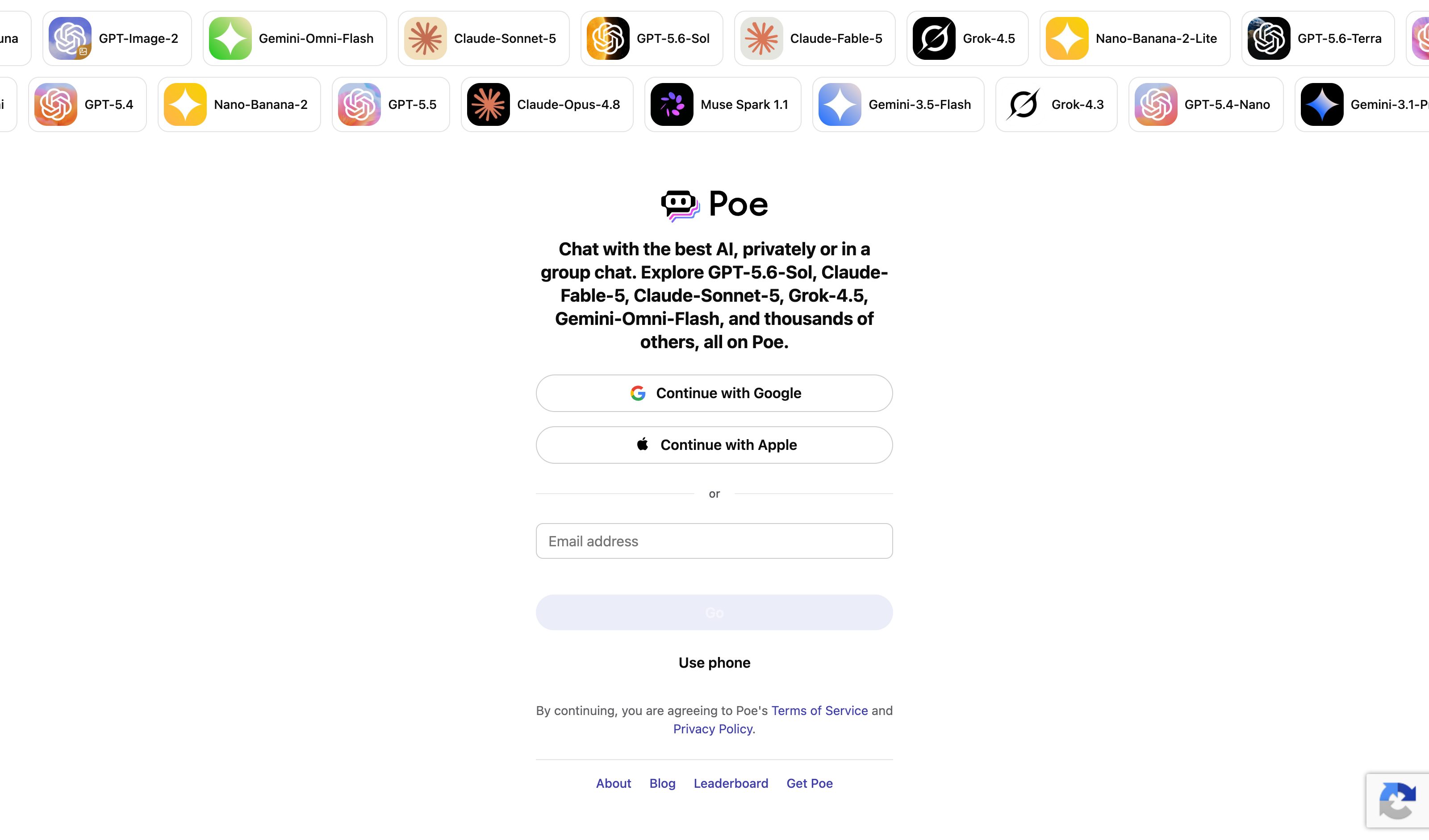 Poe · Multi-bot compare — second-opinion pattern in use