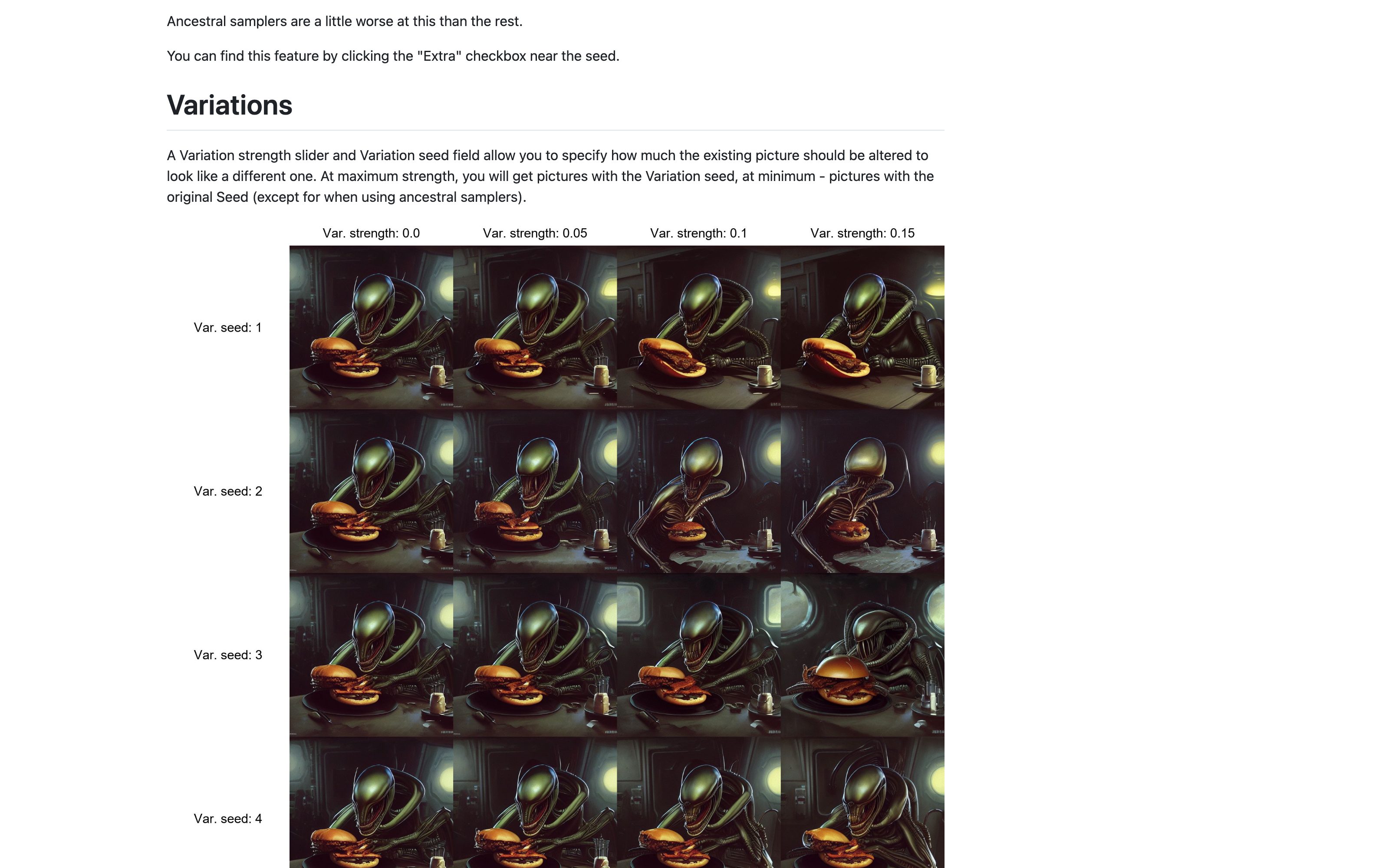 Stable Diffusion WebUI · Reuse seed — seed-pinning pattern in use